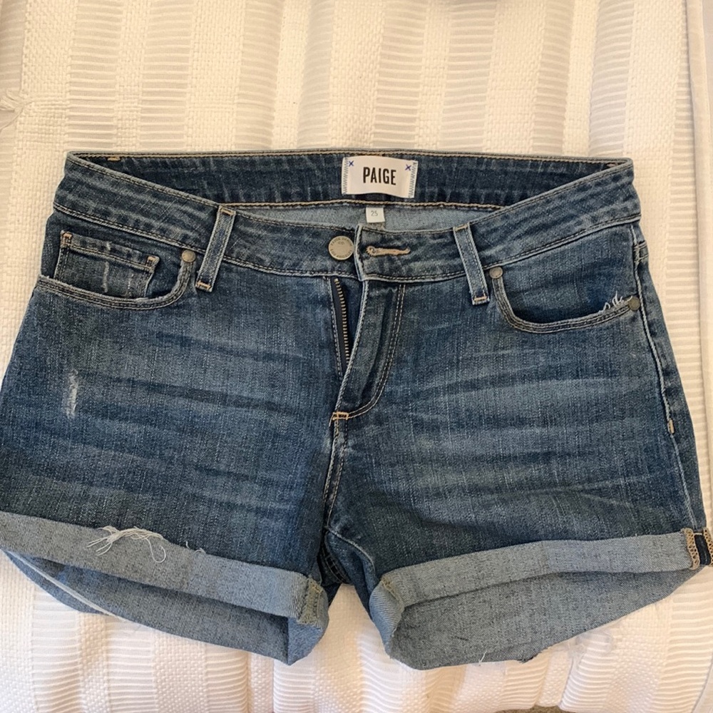 Paige Jean shorts (size: 25)